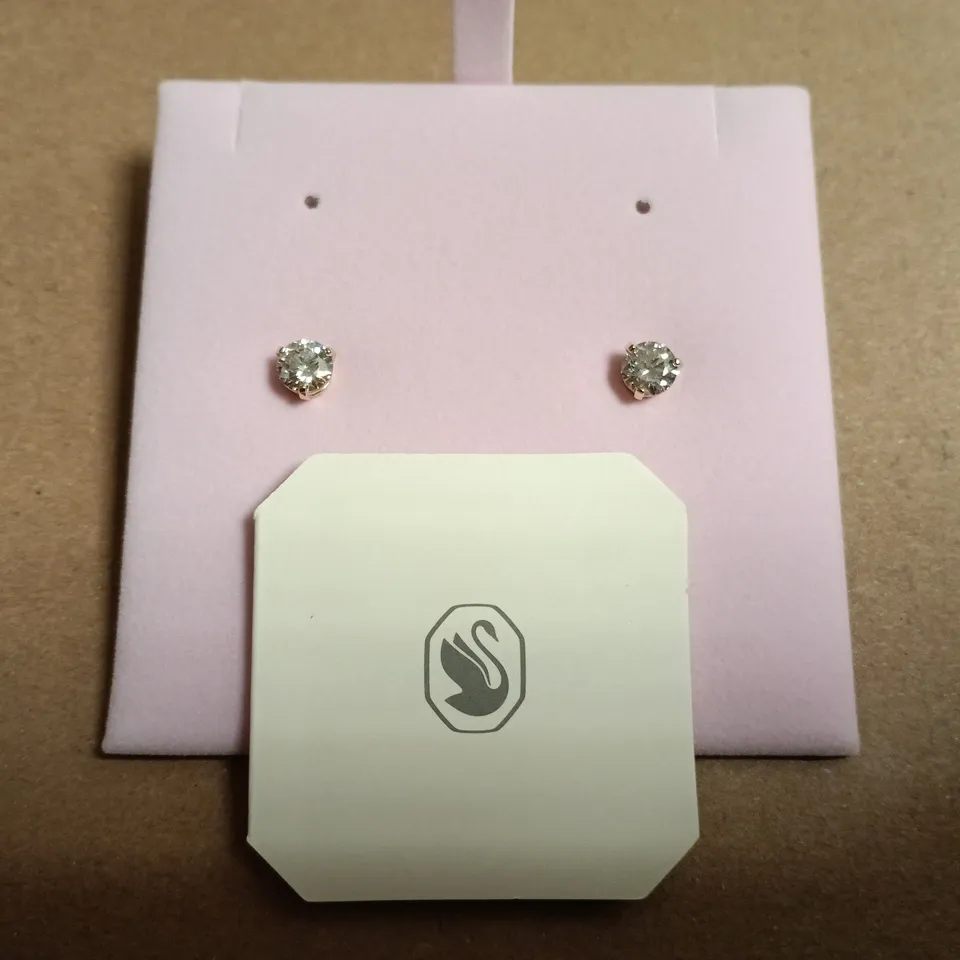 SWAROVSKI STILLA CRYSTAL STUD EARRINGS