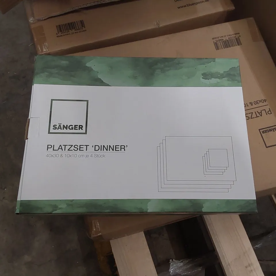 BOXED SÄNGER 4PCS SLATE TABLE MATS