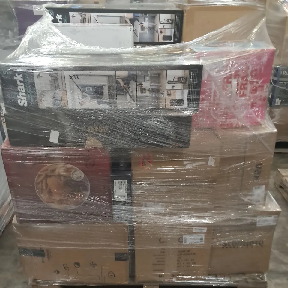 PALLET OF APPROXIMATELY 29 UNPROCESSED RAW RETURN HOUSEHOLD AND ELECTRICAL GOODS TO INCLUDE;