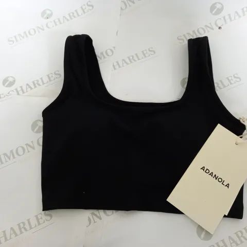 ADANOLA ULTIMATE SQUARE NECK BRA IN BLACK - SMALL