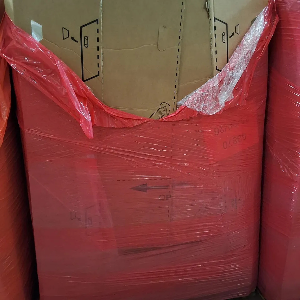 PALLET CONTAINING ASSORTED PRODUCTS INCLUDING AIR COOLER, CHILDREN'S TRICYCLE, TOILET SEAT, POWER STRIP & THERMOELECTRIC COOLER AND WARMER