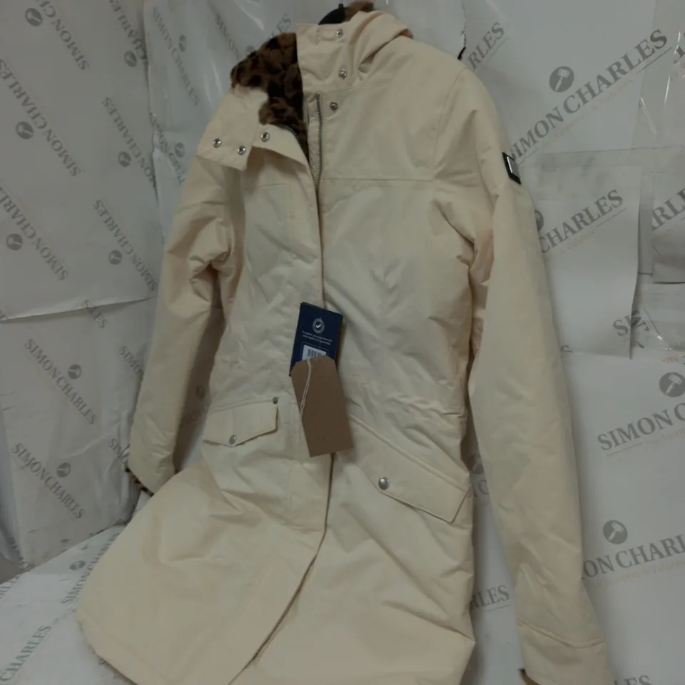 VANILLA REGATTA WATERPROOF FAUX FUR LADIES COAT SIZE 10