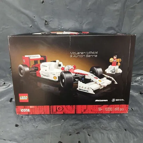 BOXED LEGO MCLAREN MP4 & AYRTON SENNA 10330