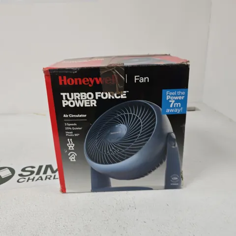 HONEYWELL TURBO FORCE POWER FAN – AIR CIRCULATOR, BOXED