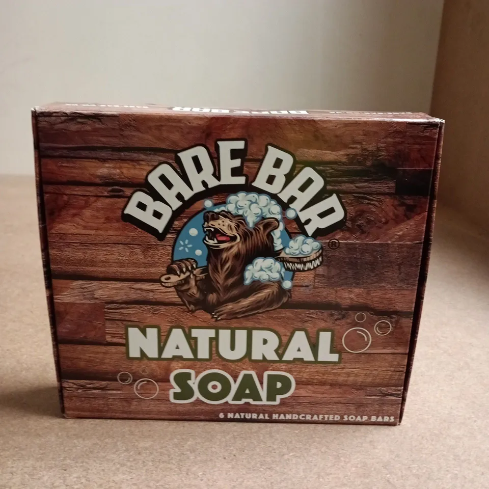 BARE BAR NATURAL SOAP – SET OF 6 HANDCRAFTED SOAP BARS
