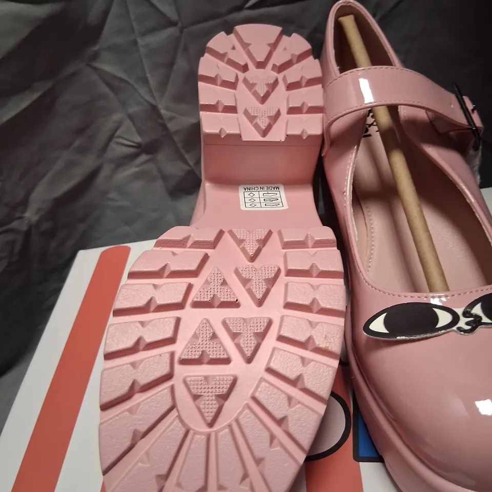 BRAND NEW BOXED KETNIPZ X KOI TIRA KETNIPZ MARY JANES FRICK IM SICK EDITION PINK SIZE 5