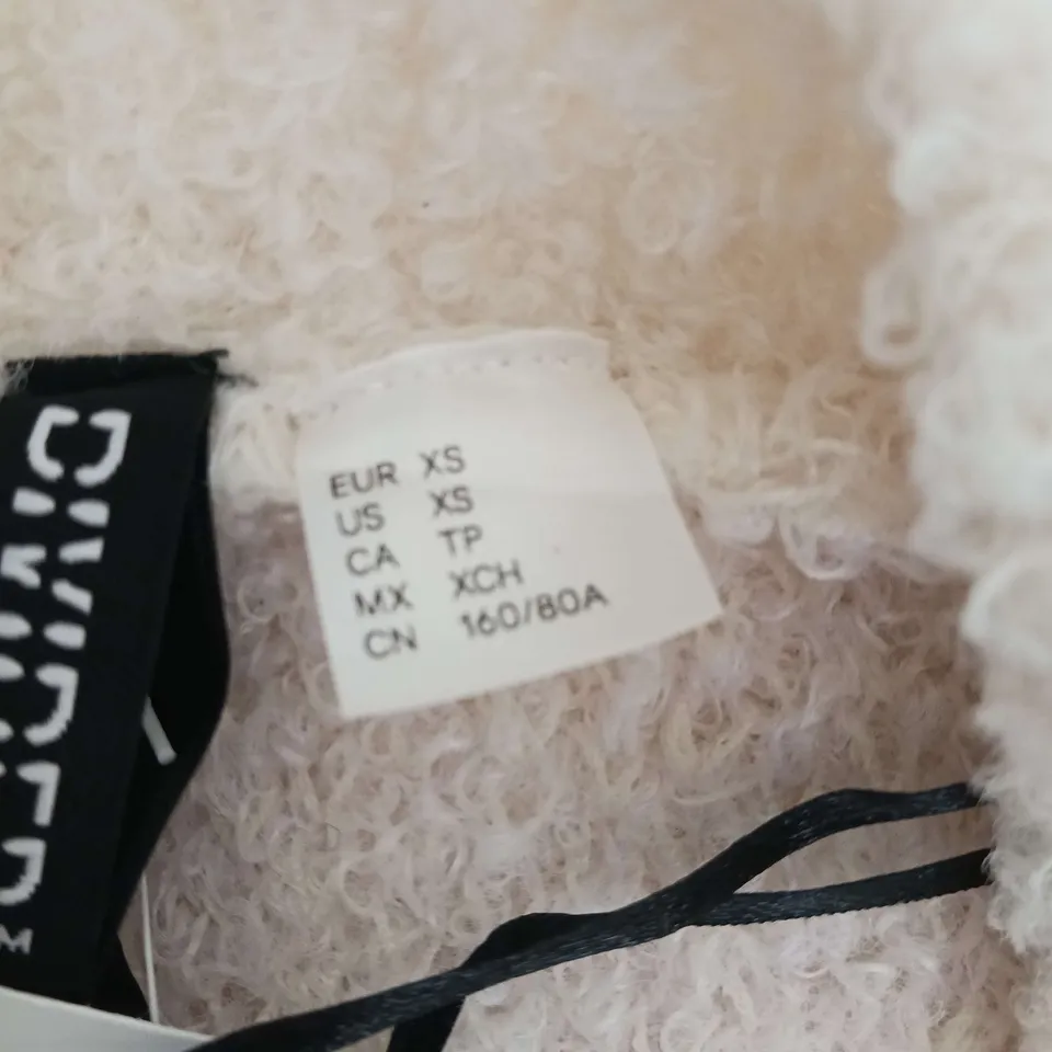 H&M DIVIDED KNITTED BUTTONED CARDIGAN SIZE EUR XS