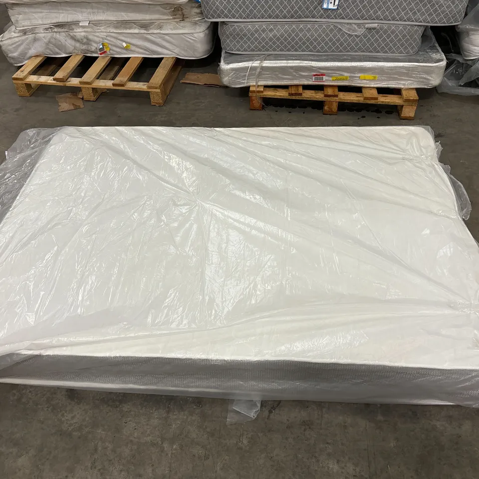 BAGGED HYBRID NATURAL OPEN COIL MEMORY FOAM 135cm MATTRESS 