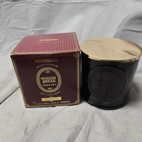 THE FABULOUS FACTORY LIMITED EDITION GINGERBREAD AROMATIC CANDLE (650G)