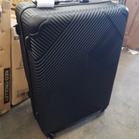 BOXED LIGHT BLUE SUITCASE