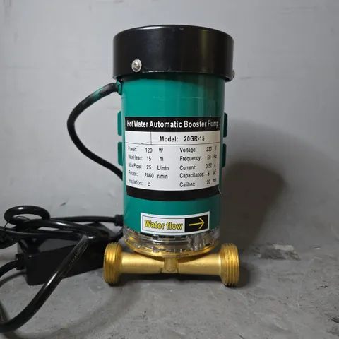 HOT WATER AUTOMATIC BOOSTER PUMP 