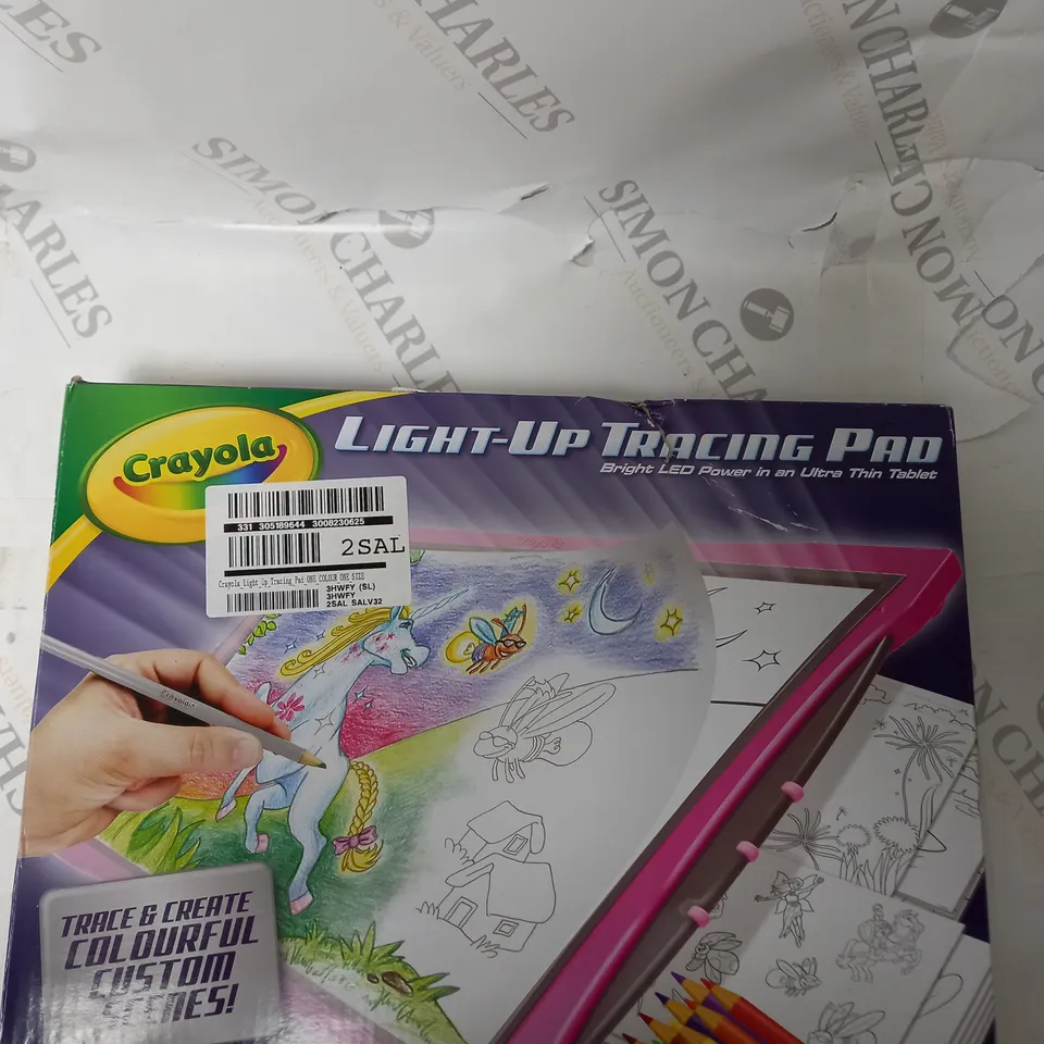 BOXED CRAYOLA LIGHT UP TRACING PAD ASSORTMENT  RRP £26.99