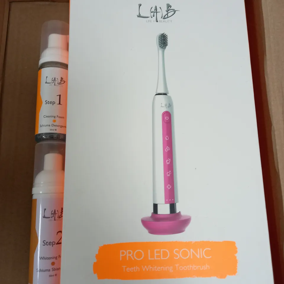 LAB PRO LED SONIC TEETH WHITENING TOOTHBRUSH