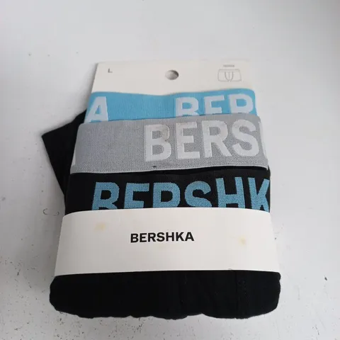 BERSHKA TRUNKS PACK – ASSORTED COLOURS, 3 PACK