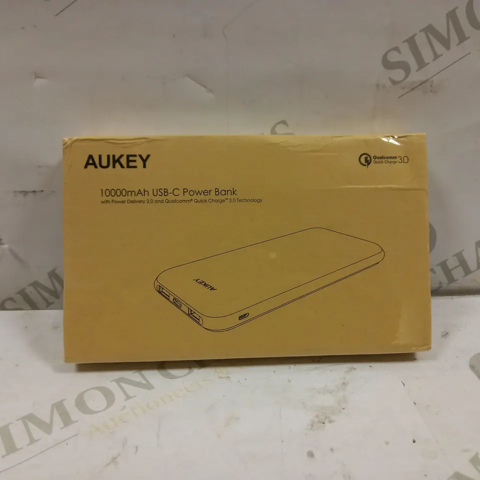 SEALED AUKEY 10000MAH USB-C POWER BANK 
