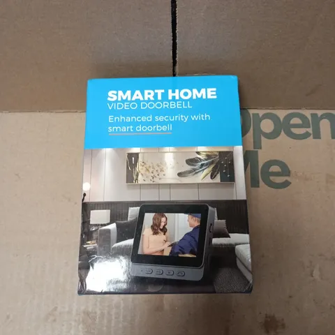 SMART HOME VIDEO DOORBELL KIT WITH INDOOR MONITOR - BOXED 