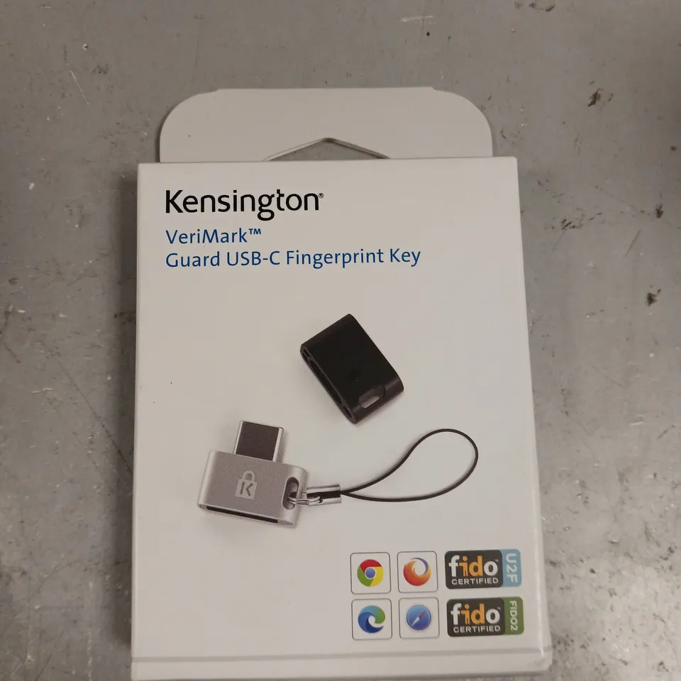 BOXED SEALED KENSINGTON VERIMARK GUARD USB-C FINGERPRINT KEY