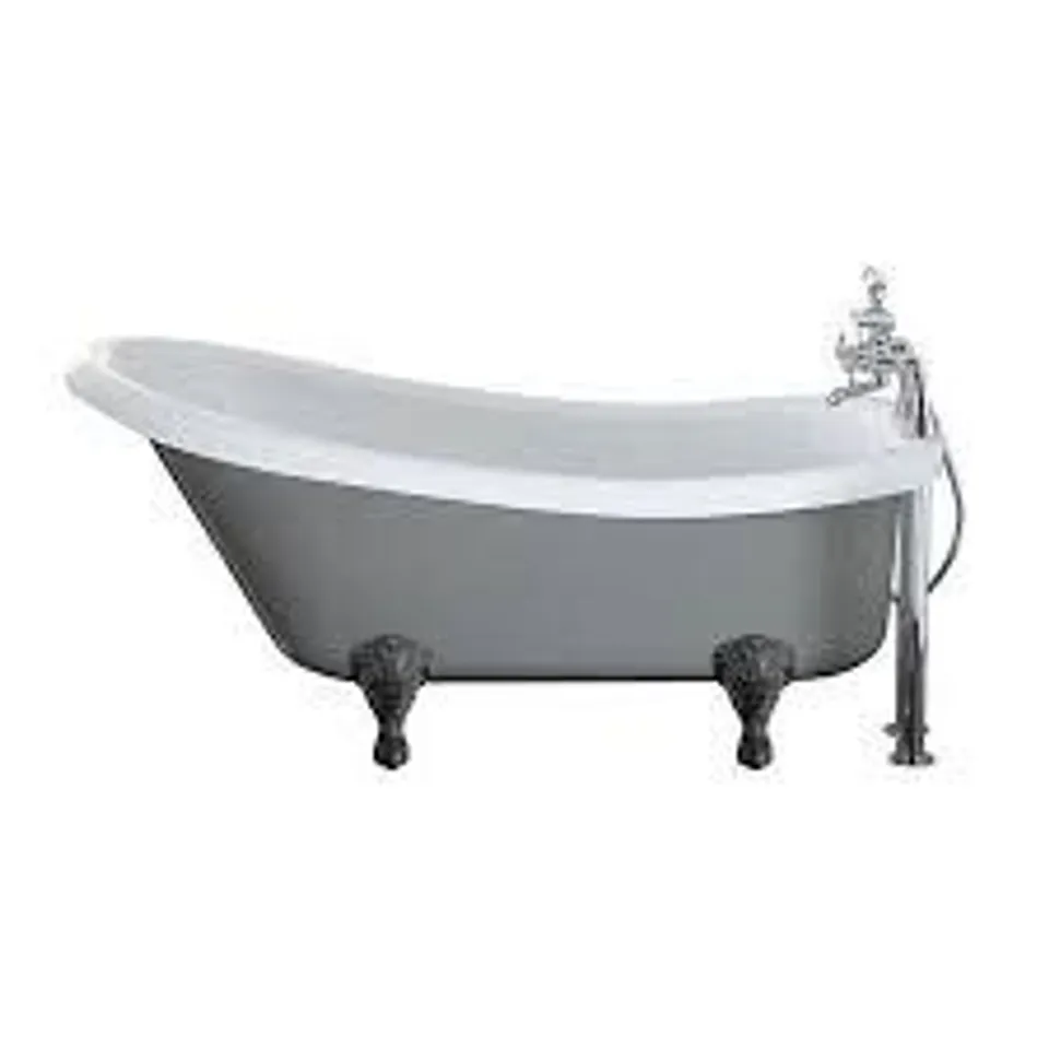 NOTTINGHAM 1700 X 750 X 570 SLIPPER FREESTANDING DOVE GREY BATH