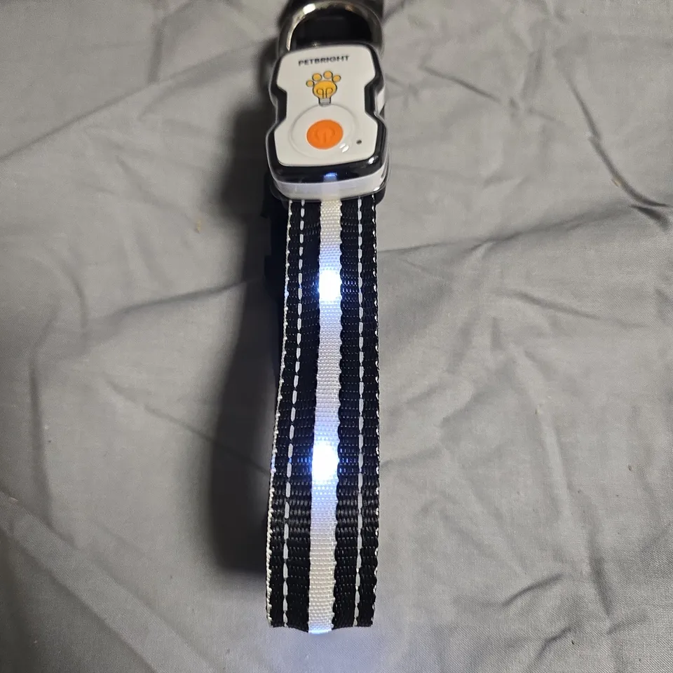 APPROXIMATELY 25 PETBRIGHT RECHARGEABLE LED DOG COLLAR