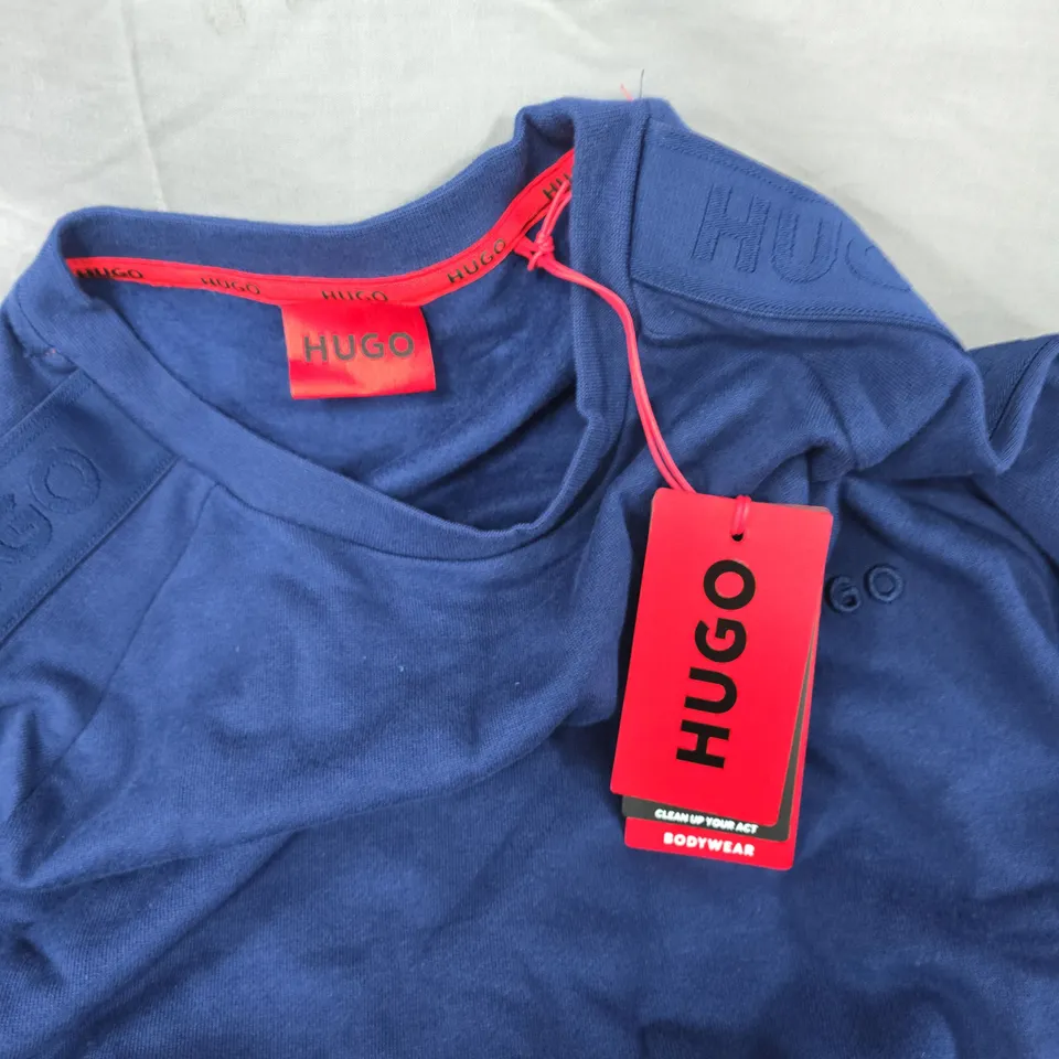 HUGO BY HUGO BOSS SWEATSHIRT – BLUE, SIZE L