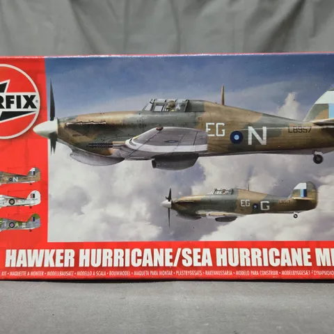 BOXED AIRFIX 1:72 SCALE HAWKER HURRICANE/SEA HURRICANE MKIIC MODEL KIT