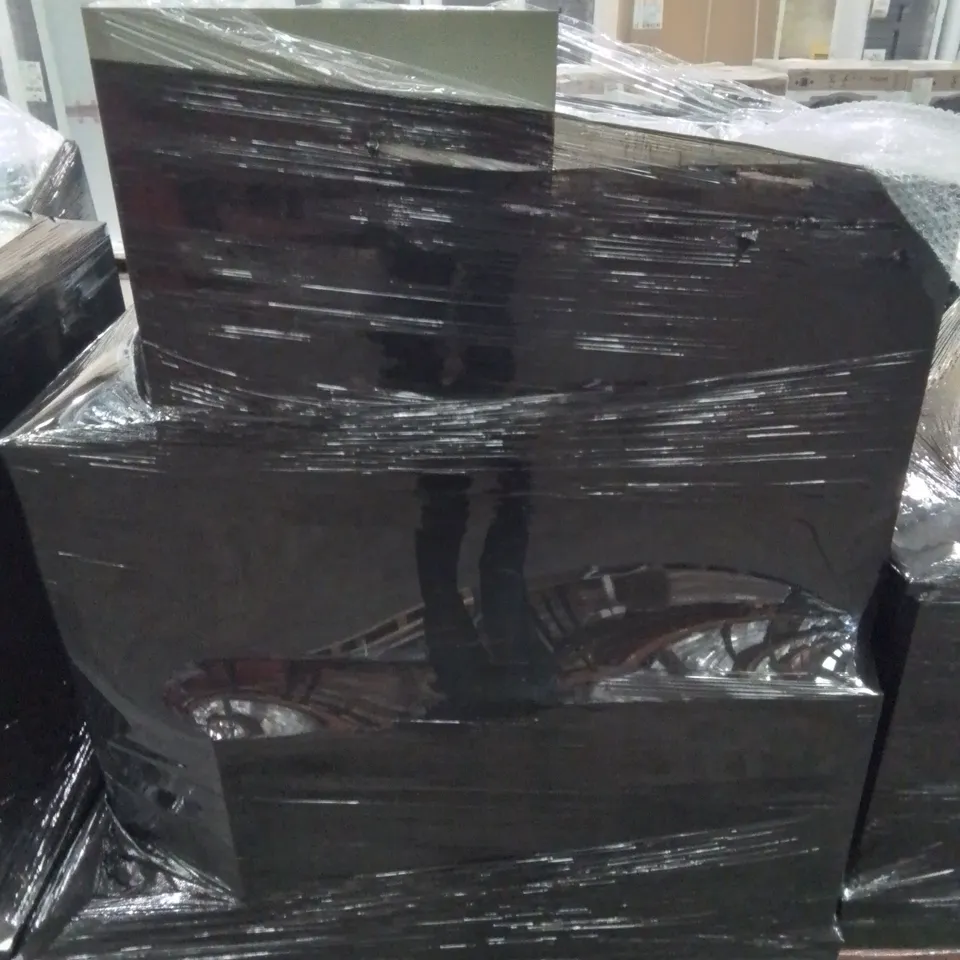 PALLET OF ASSORTED BATHROOM CABINETS TO INCLUDE GRAPHITE BASIN UNIT