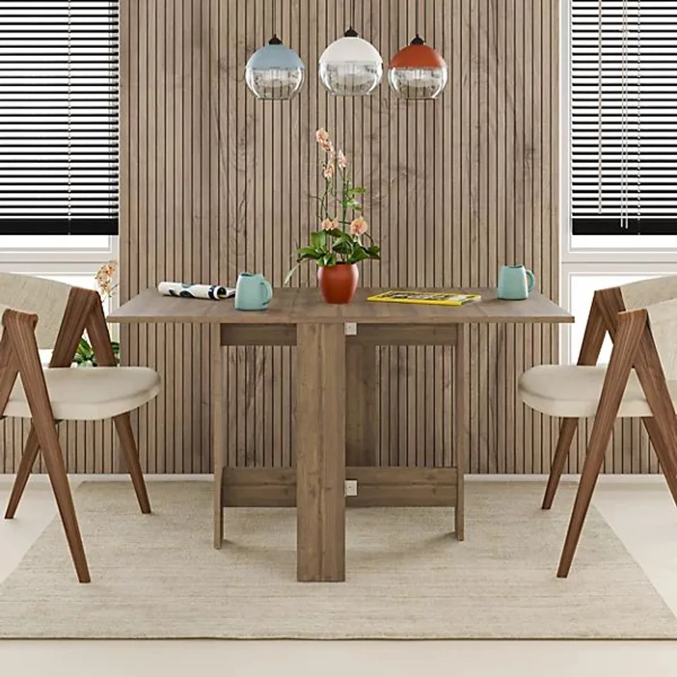 BOXED DECORTIE MODERN ARTEMIO FOLDABLE TABLE - HITIT (1 BOX)