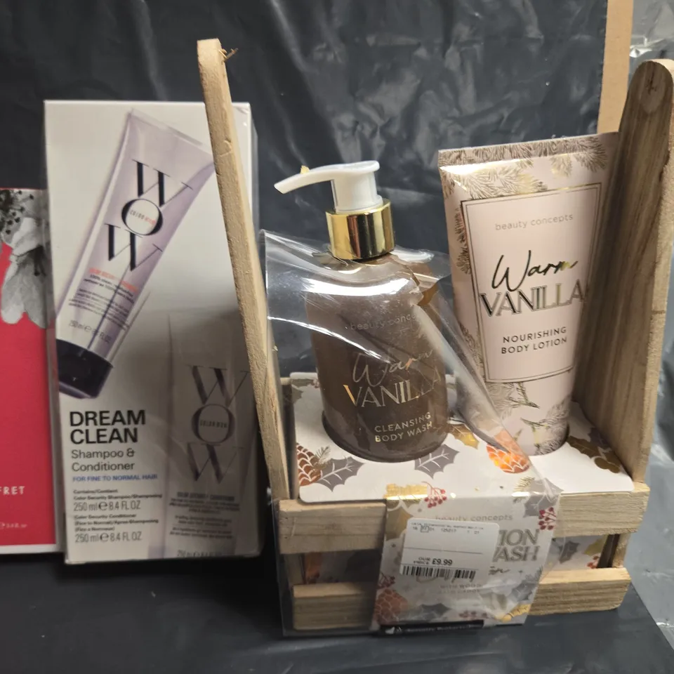 LOT OF 5 ASSORTED HEALTH AND BEAUTY ITEMS TO INCLUDE TED BAKER, THE ORDINARY AND BEAUTY CONCEPTS