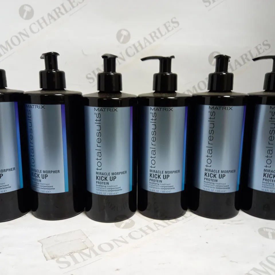 LOT OF 6 MATRIX KICK-UP PROTEIN BODIFYING TREATMENT (6 X 500ML)
