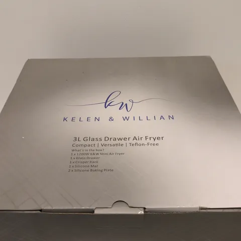 KELEN & WILLIAN THE SPEC AIR FRYER – MODEL KZ126A, 3L, SAGE GREEN