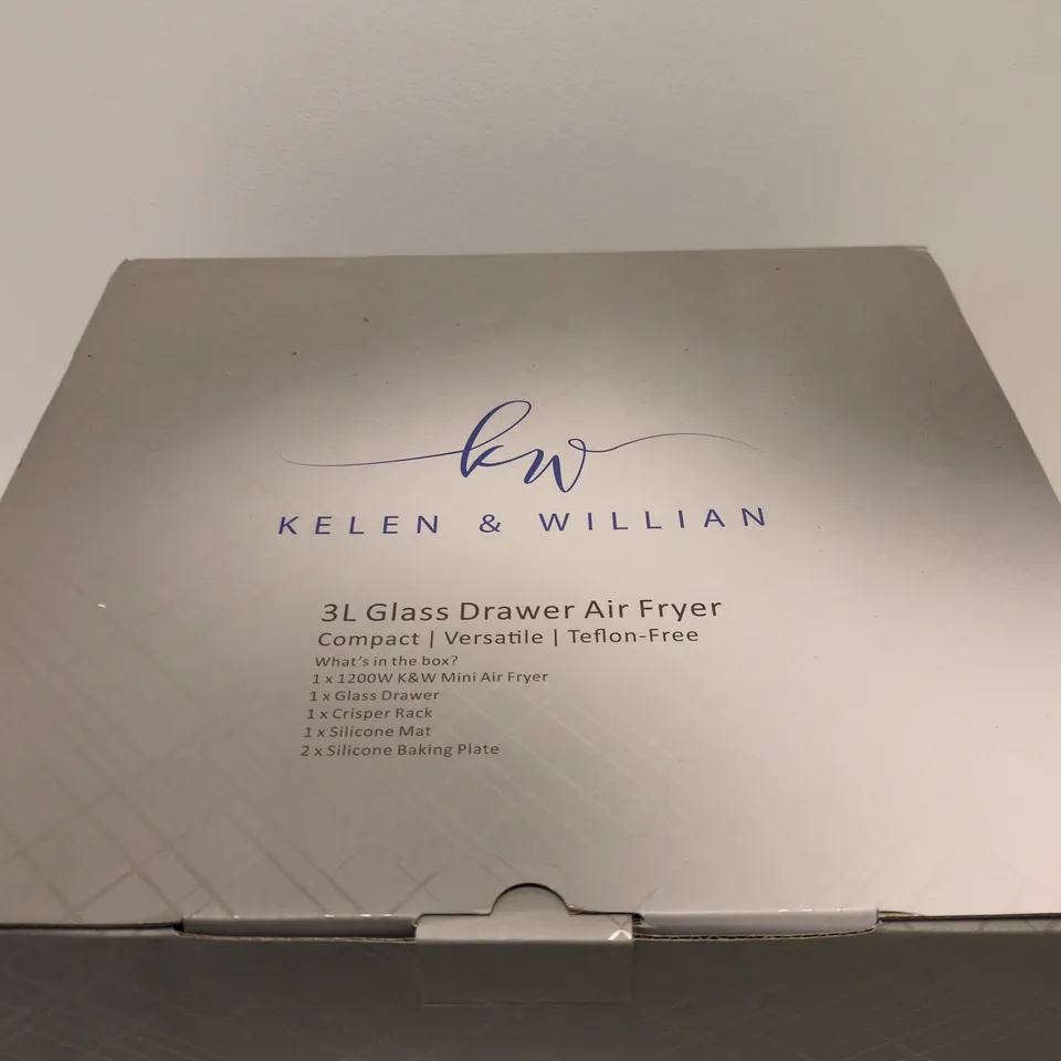 KELEN & WILLIAN THE SPEC AIR FRYER – MODEL KZ126A, 3L, SAGE GREEN