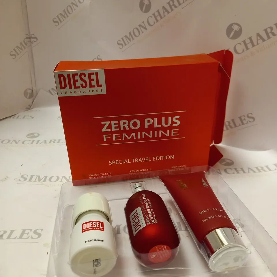 DIESEL FRAGRANCES ZERO PLUS FEMININE SPECIAL TRAVEL EDITION