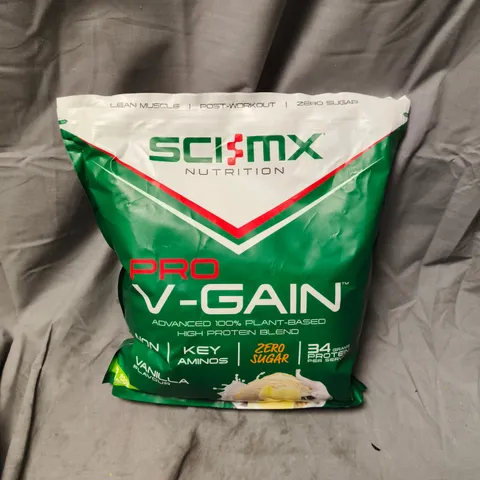 SCI-MX PRO V-GAIN PLANT-BASED PROTEIN POWDER – VANILLA 2.2KG
