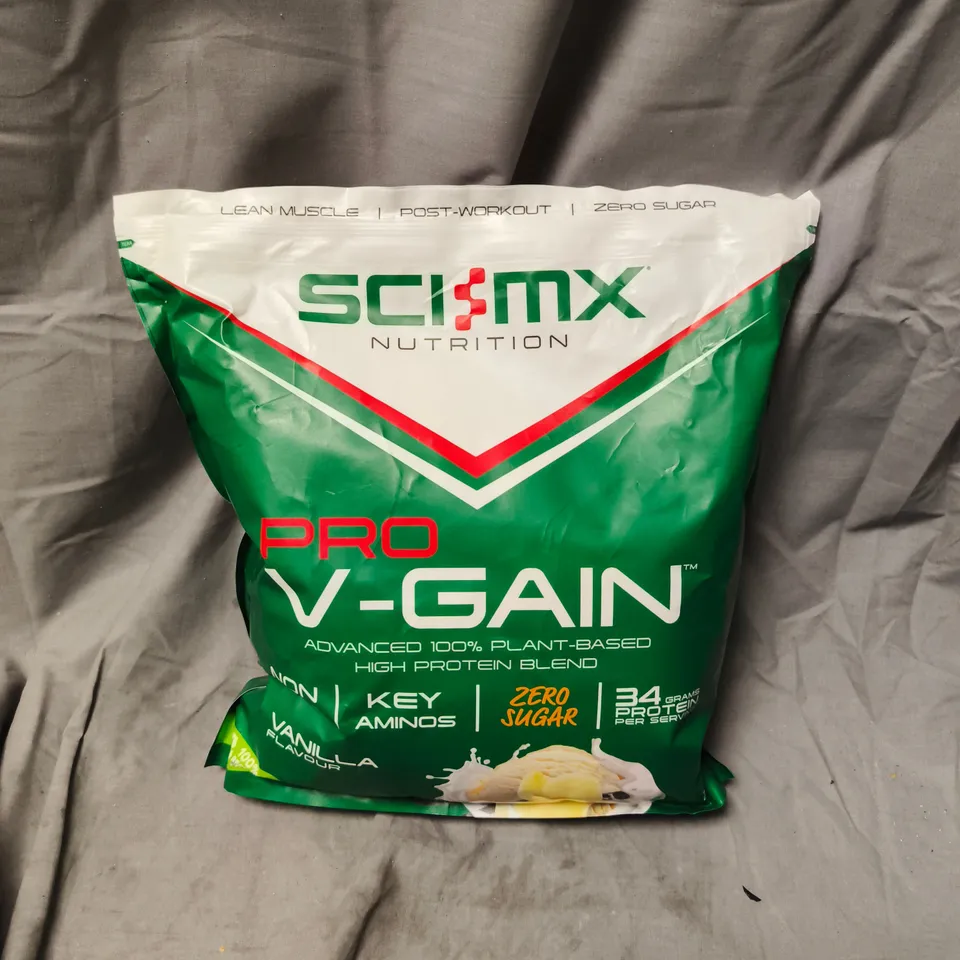 SCI-MX PRO V-GAIN PLANT-BASED PROTEIN POWDER – VANILLA 2.2KG