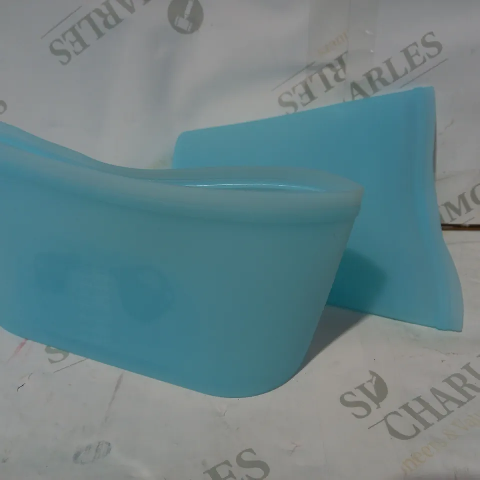 COOK'S ESSENTIALS SET OF 5 REUSABLE SILICONE FOOD STORAGE BAGS