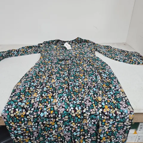 MUDFLOWER WOMEN'S FLORAL PRINT DRESS – UK 14 (EU 42, US 10)