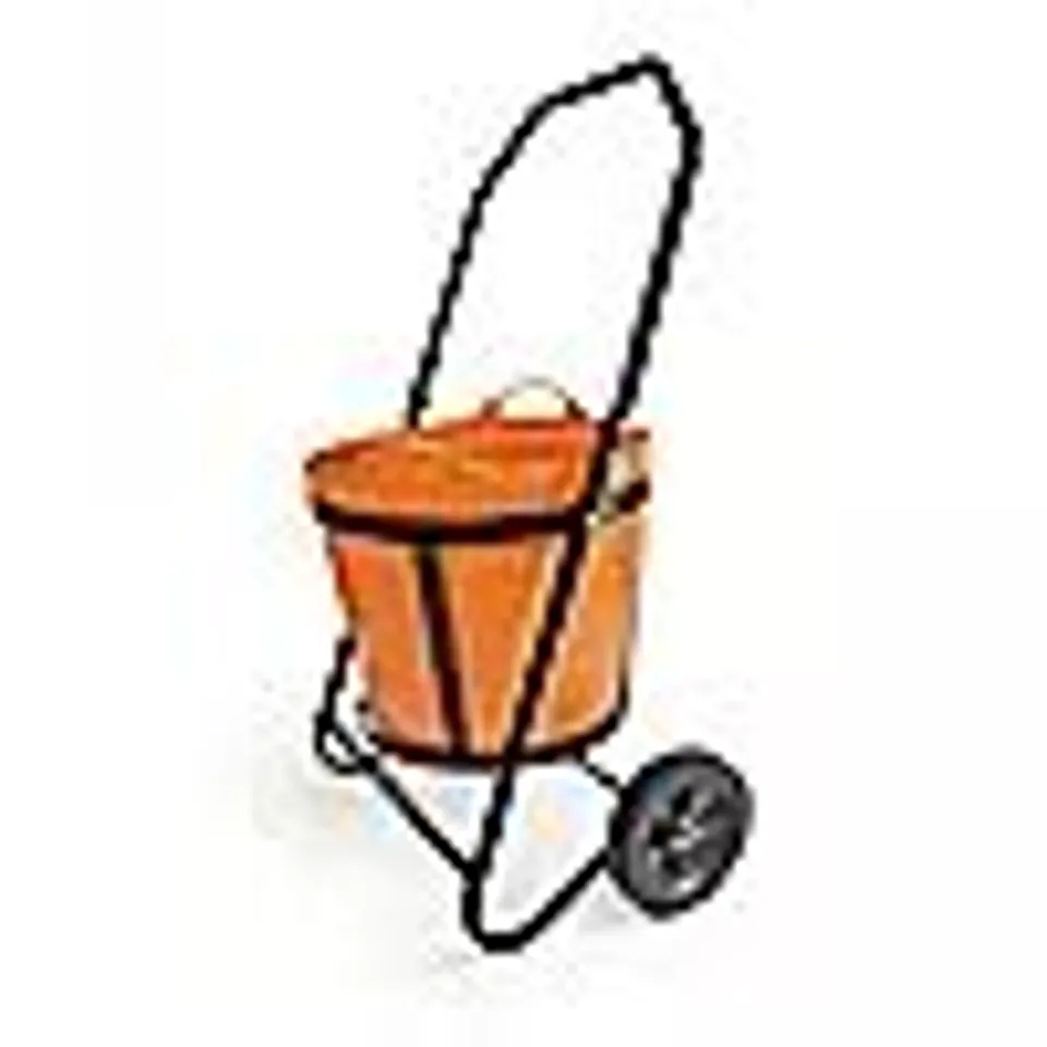 BUILDCRAFT GARDEN TROLLEY CART WITH 3 BUCKETS