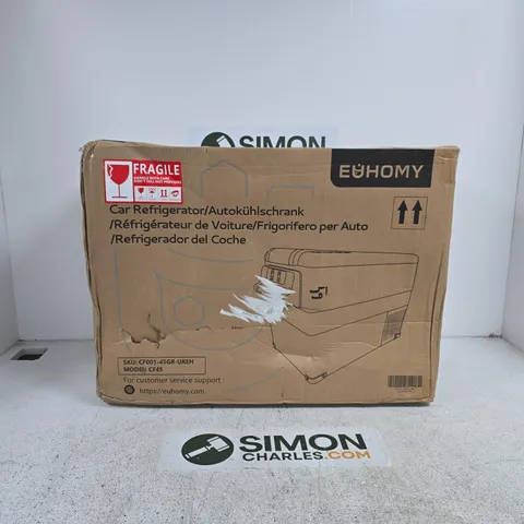 EUHOMY PORTABLE CAMPING FRIDGE, CAR FRIDGE BOXED