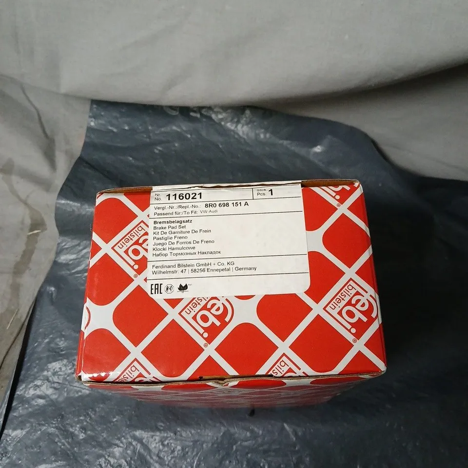 FEBI BILSTEIN BRAKE PAD SET TO FIT VW AUDI BOXED