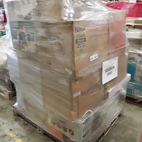 PALLET OF APPROXIMATELY 25 UNPROCESSED RAW RETURN HOUSEHOLD AND ELECTRICAL GOODS TO INCLUDE;