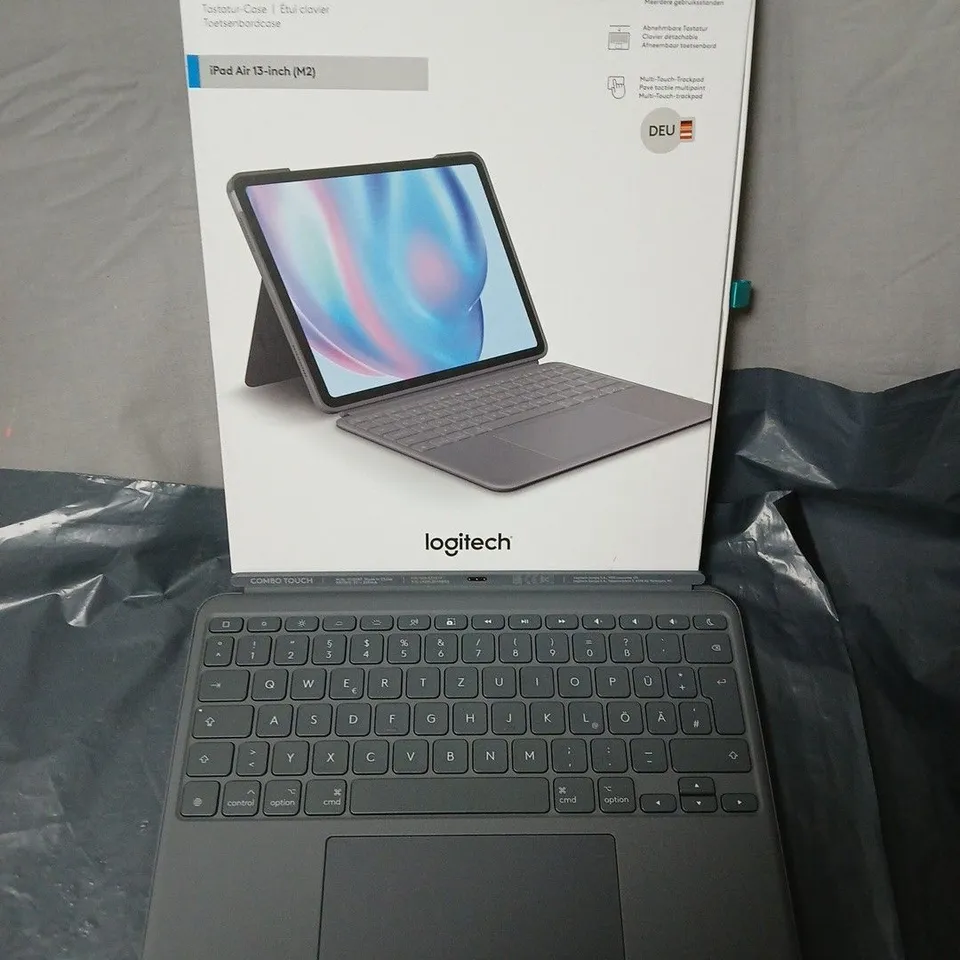LOGITECH COMBO TOUCH KEYBOARD CASE FOR IPAD AIR (M2) – BOXED 