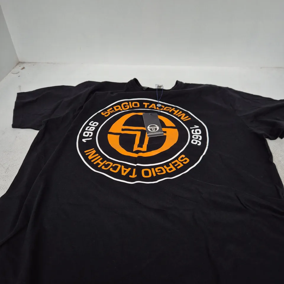 SERGIO TACCHINI BLACK T‑SHIRT – MEN’S XL