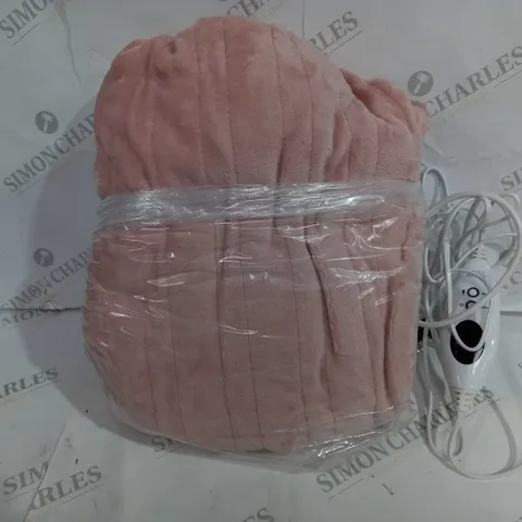 COZEE HOME HEATED BLANKET IN PINK