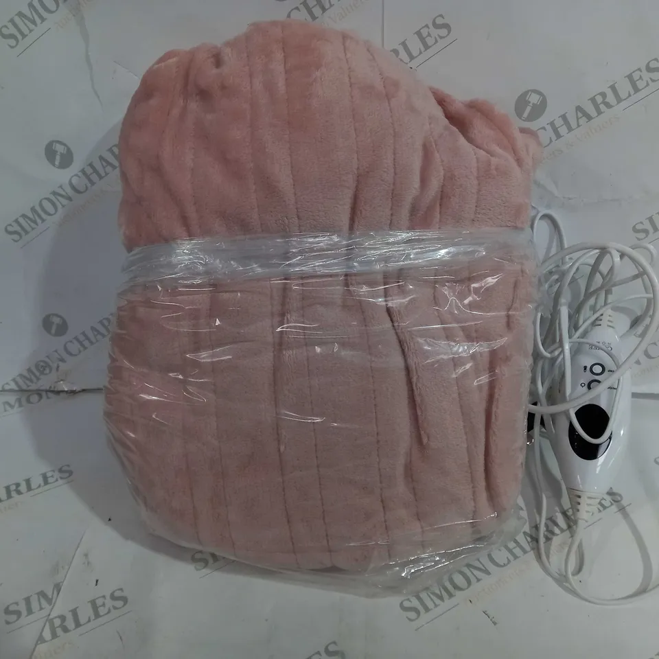 COZEE HOME HEATED BLANKET IN PINK