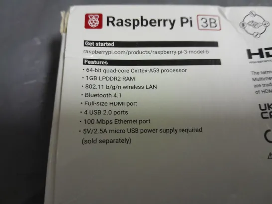 Lot 4022: RASPBERRY PI 3B - 4948472 | Simon Charles Auctioneers