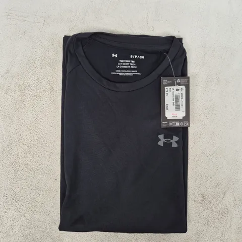 UNDER ARMOUR SHORT SLEEVE T-SHIRT IN BLACK SIZE SMALL