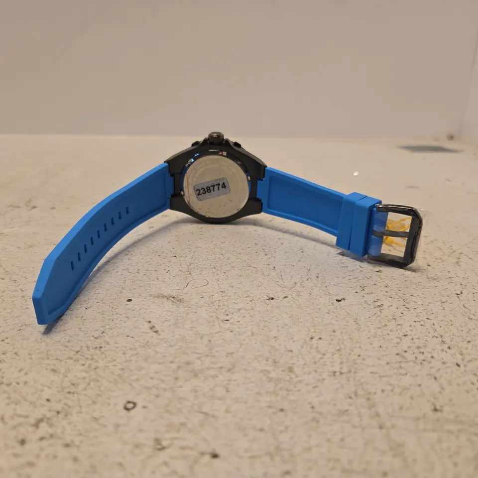 INVICTA WATCH WITH BLUE SILICONE STRAP – BOXED