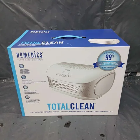 BOXED HOMEDICS TOTAL CLEAN 5 IN 1 DESKTOP AIR PURIFIER - AP-DT10WT-EU