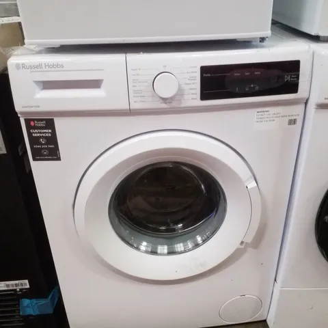 RUSSELL HOBBS FREESTANDING WASHING MACHINE, 6KG CAPACITY, 1200 RPM, 15 PROGRAMMES, ECO TECHNOLOGY, RAPID WASH CYCLES, WHITE