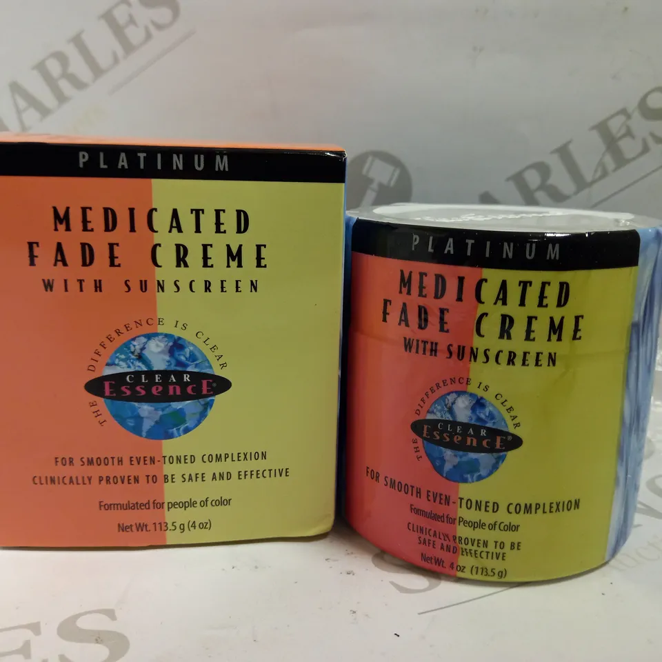 CLEAR ESSENCE PLATINUM MEDICATED FACE CREAM WITH SUNSCREEN - 113.5G